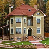 Вентфасад в частном домостроении